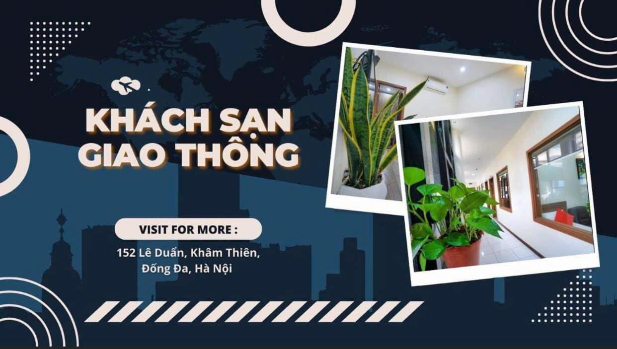 Khach San Giao Thong Hotel Hanoi Kültér fotó